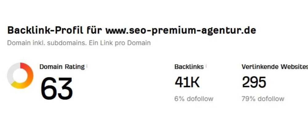 Domain Rating ermitteln