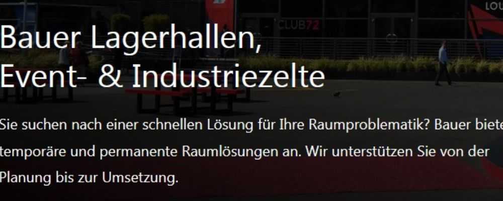 Leichtbauhallen Zeltsysteme